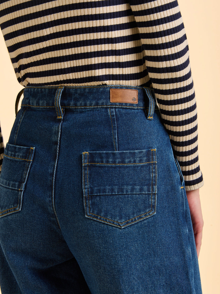 Brakeburn Bodhi Barrel Jean-Trouser-White finn