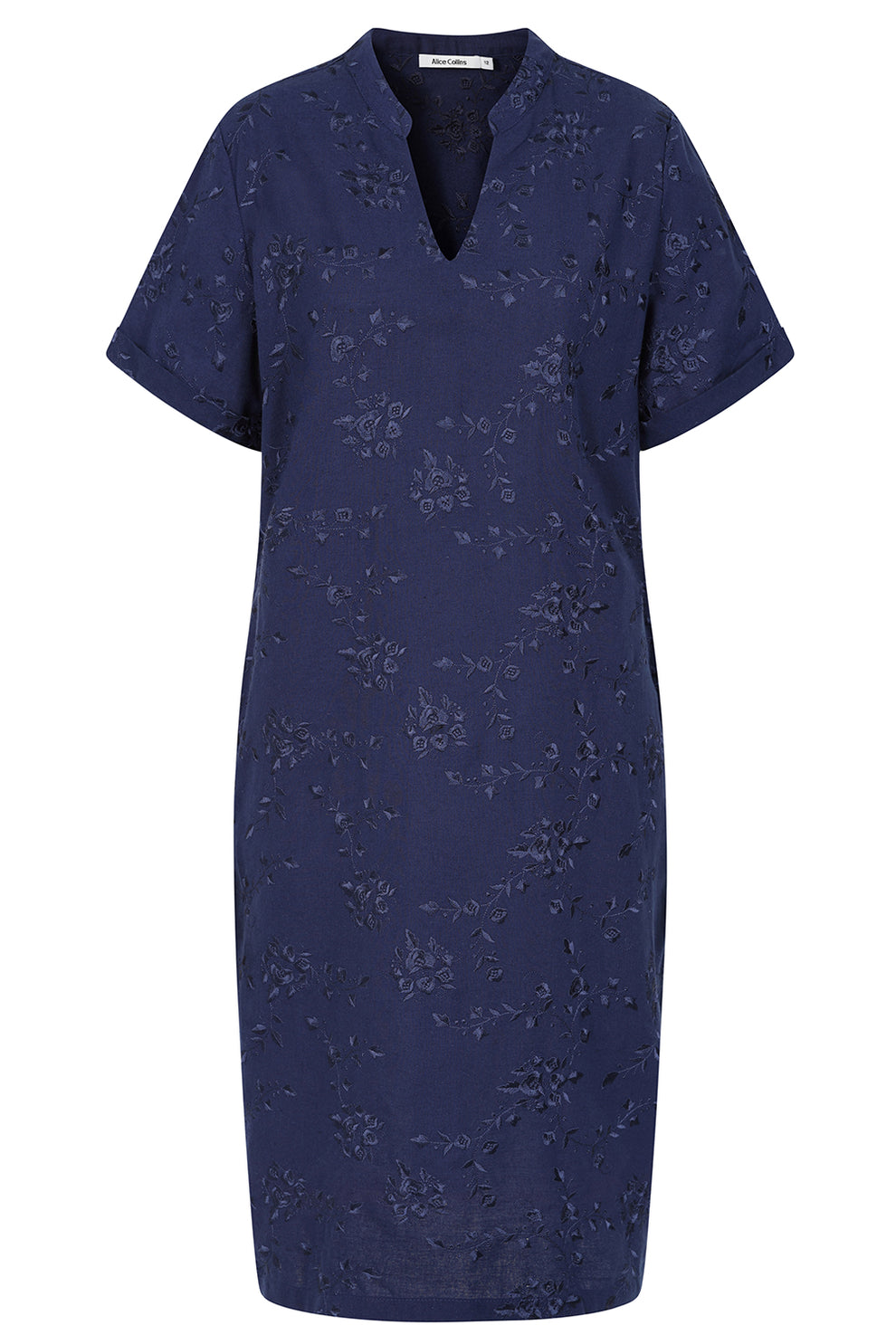 Hazel Posy Embroidered Dress-Dress-White finn