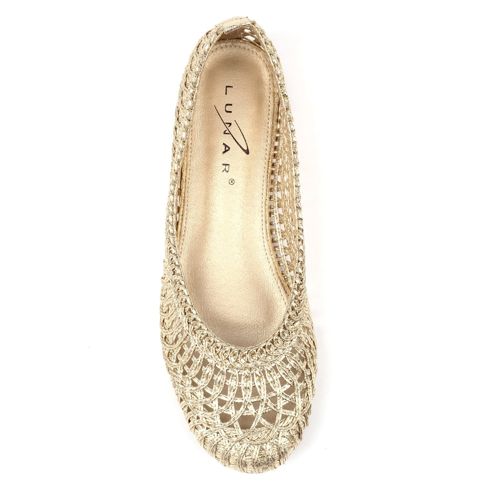 Lunar Keeley Gold Shoe-Footwear-37-