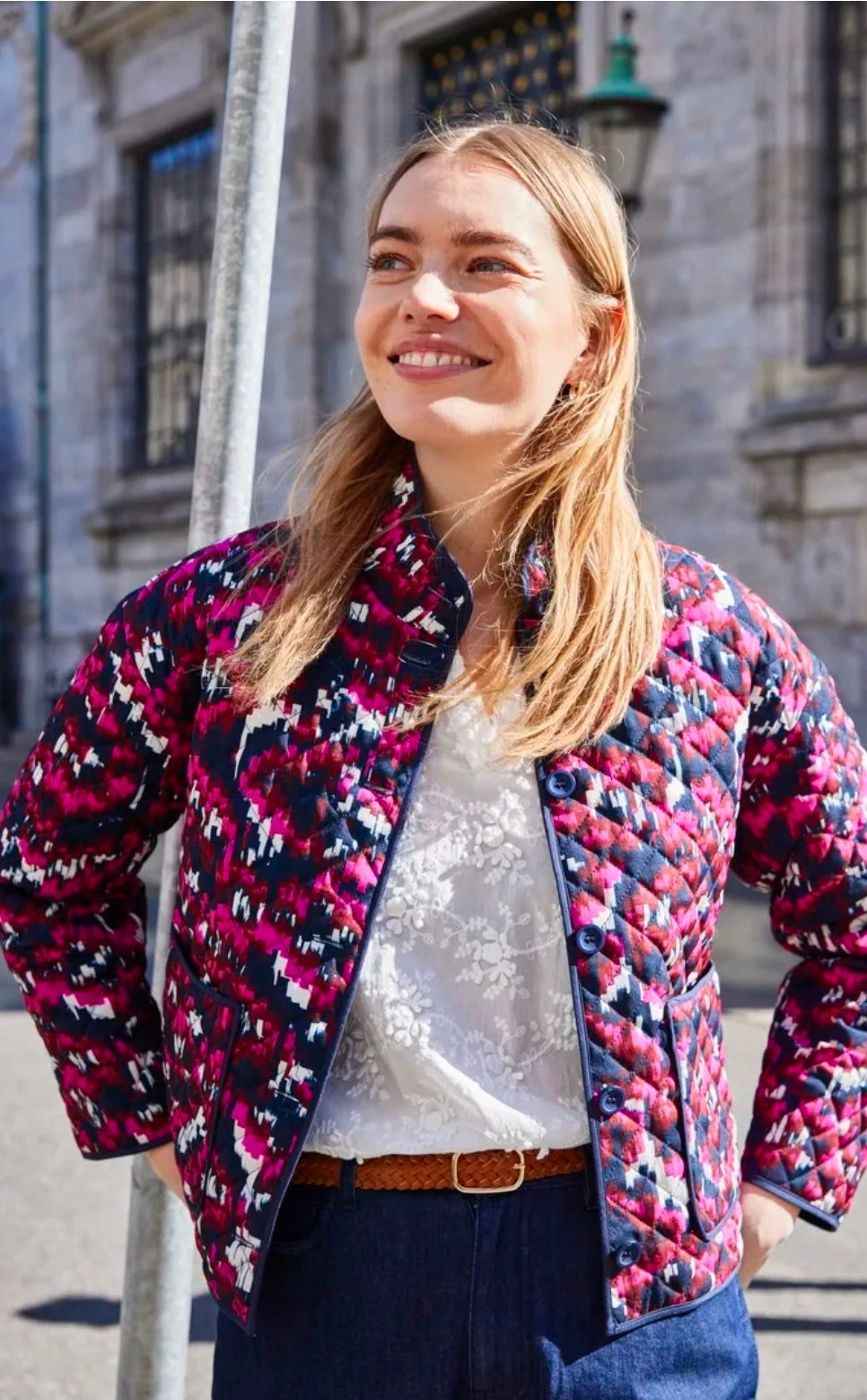 Fransa Frclaudine Jacket 1-Fransa-White finn