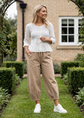 Dreams Cotton Twill Barrel Leg Trouser