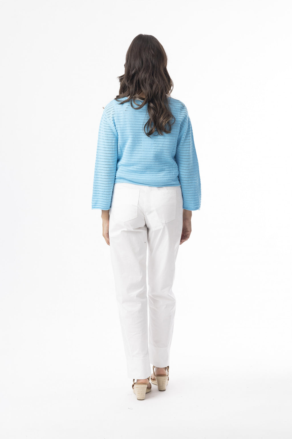 Orientique Knit Essentials Tie Shrug-Orientique-White finn