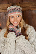 Pachamama Classic Fairisle Headband Oatmeal-Headband-White finn