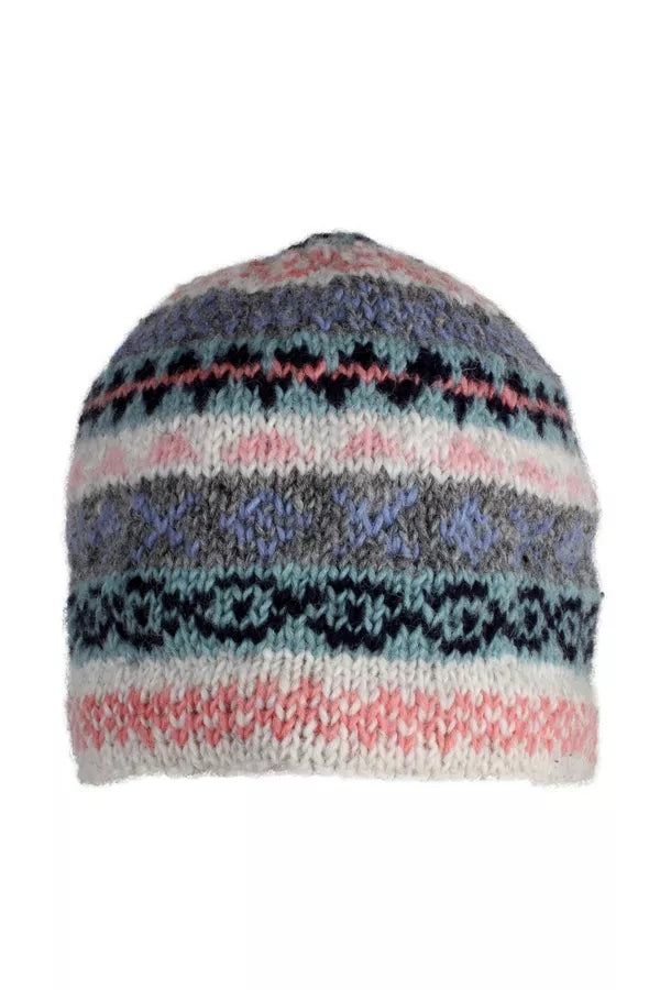 Pachamama Classic Fairisle Beanie Oatmeal-Pachamama-White finn