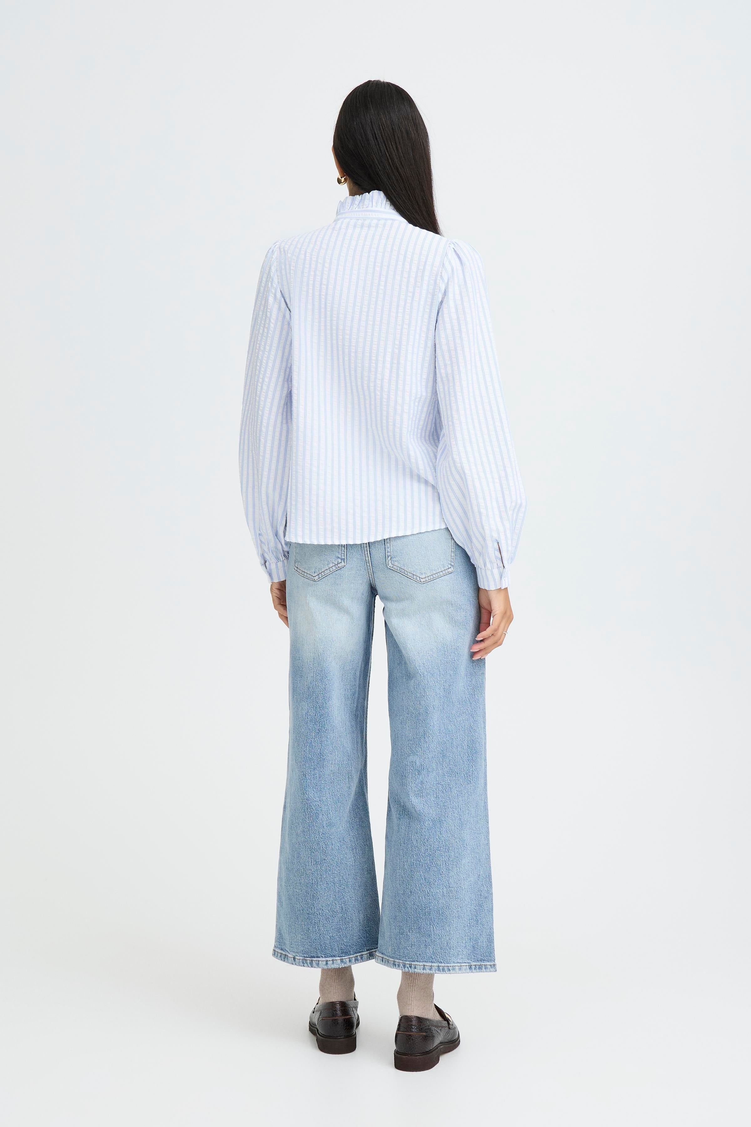 B young Byginette Frill Blouse-b.young-White finn
