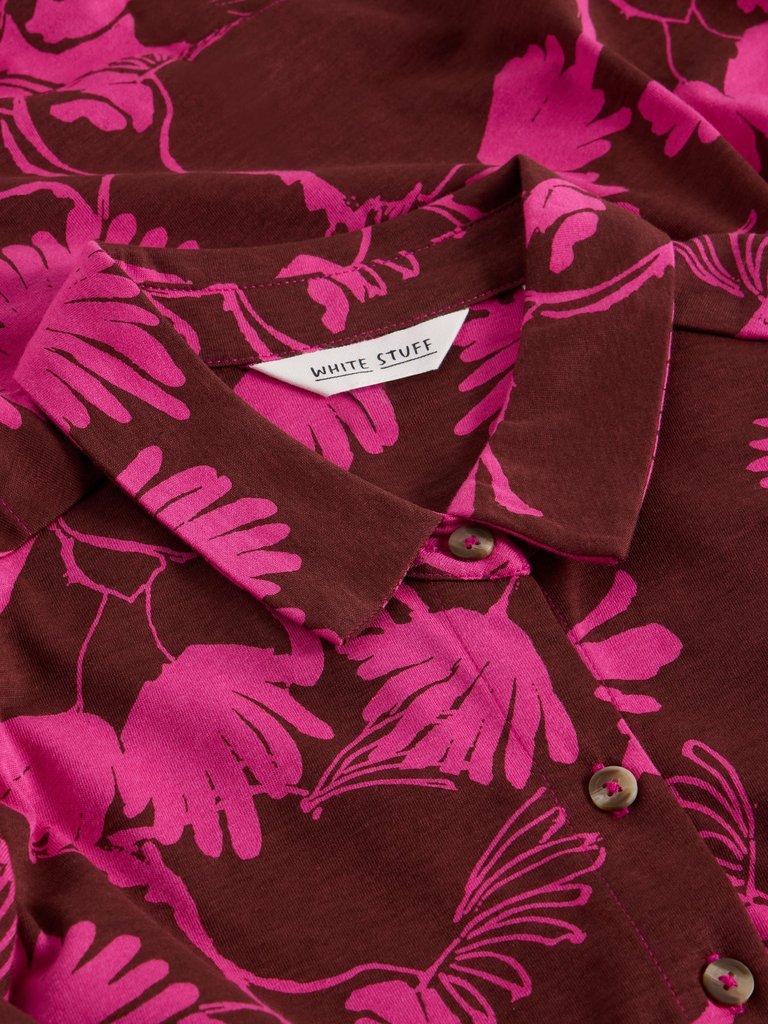 White Stuff Rua Jersey Shirt Dress-Dress-White finn