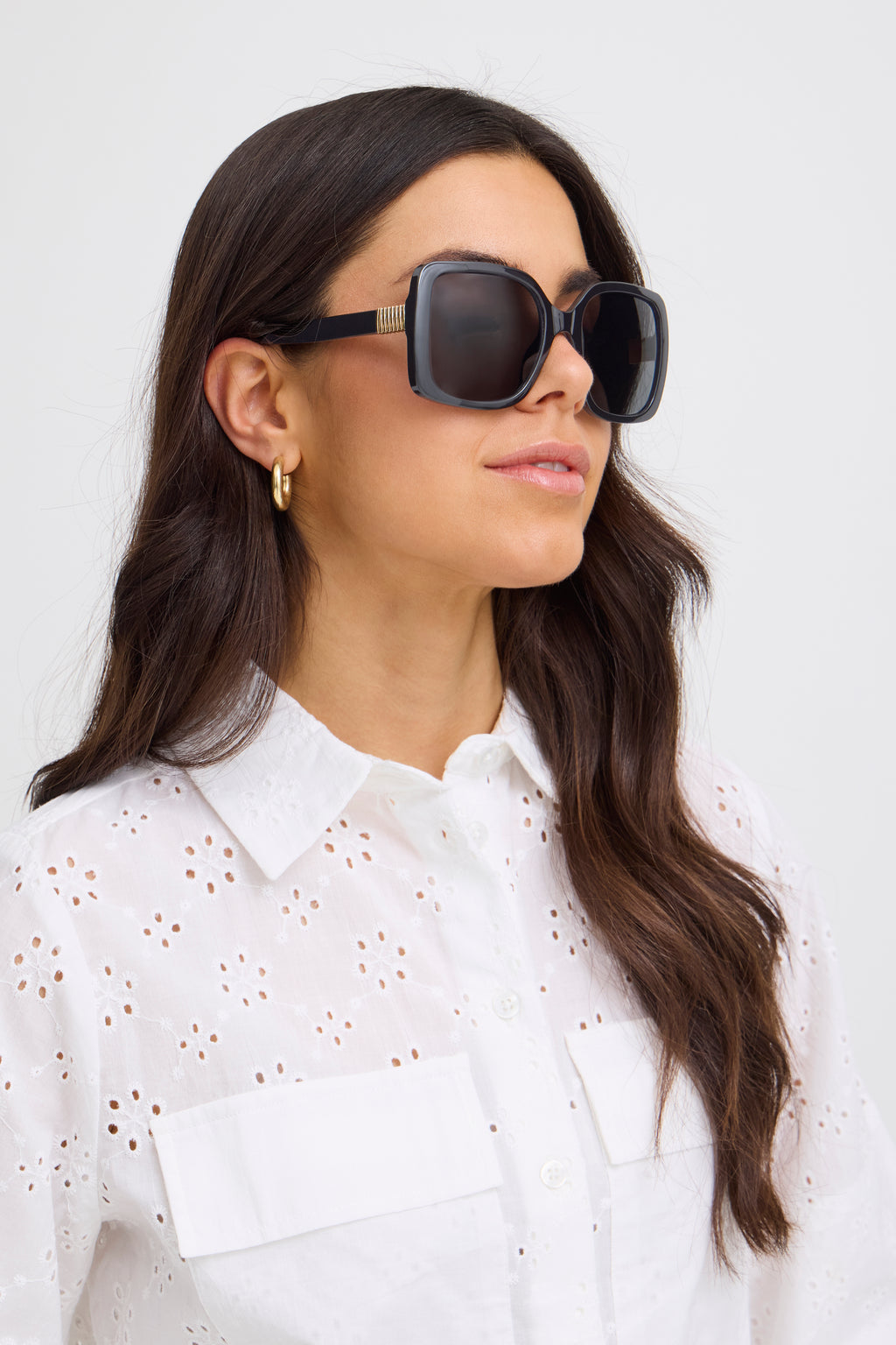 Fransa Frleone Sunglasses-Fransa-White finn