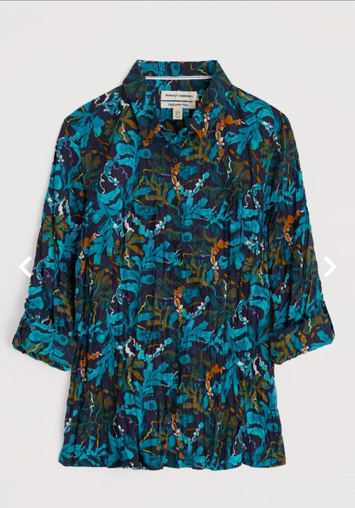 Seasalt Larissa Shirt Floating Fronds Maritime