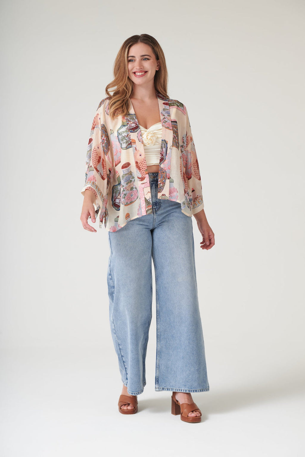 One Hundred Stars Perfume Bottles Blush Kimono