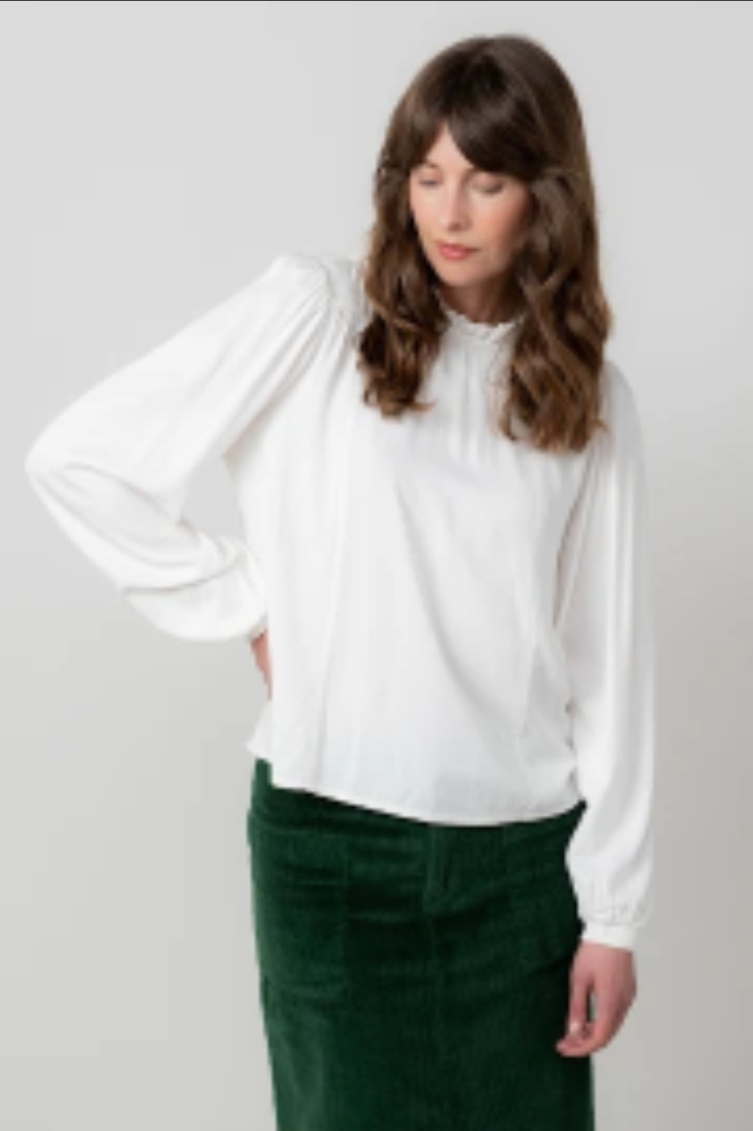 Lily and Me Rosewood Top Plain-Lily and Me-White finn