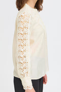 Fransa Frblondie Blouse 4-Shirts & Tops-White finn