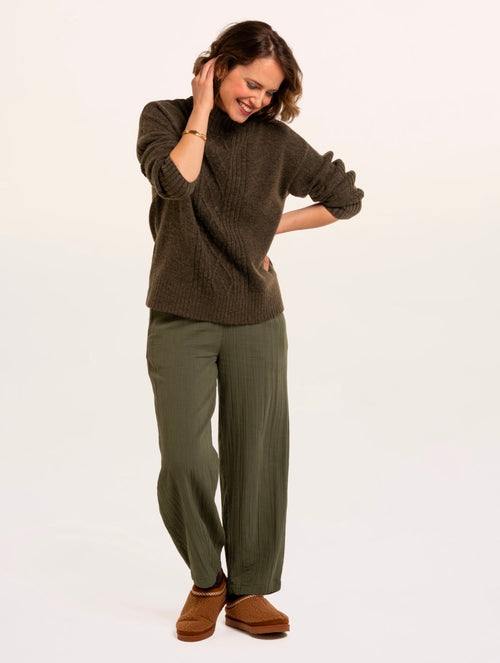 Brakeburn Agnes Textured Roll Neck Jumper