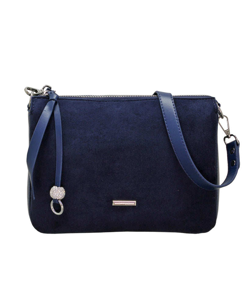 Faux Suede Shoulder Bag 2654