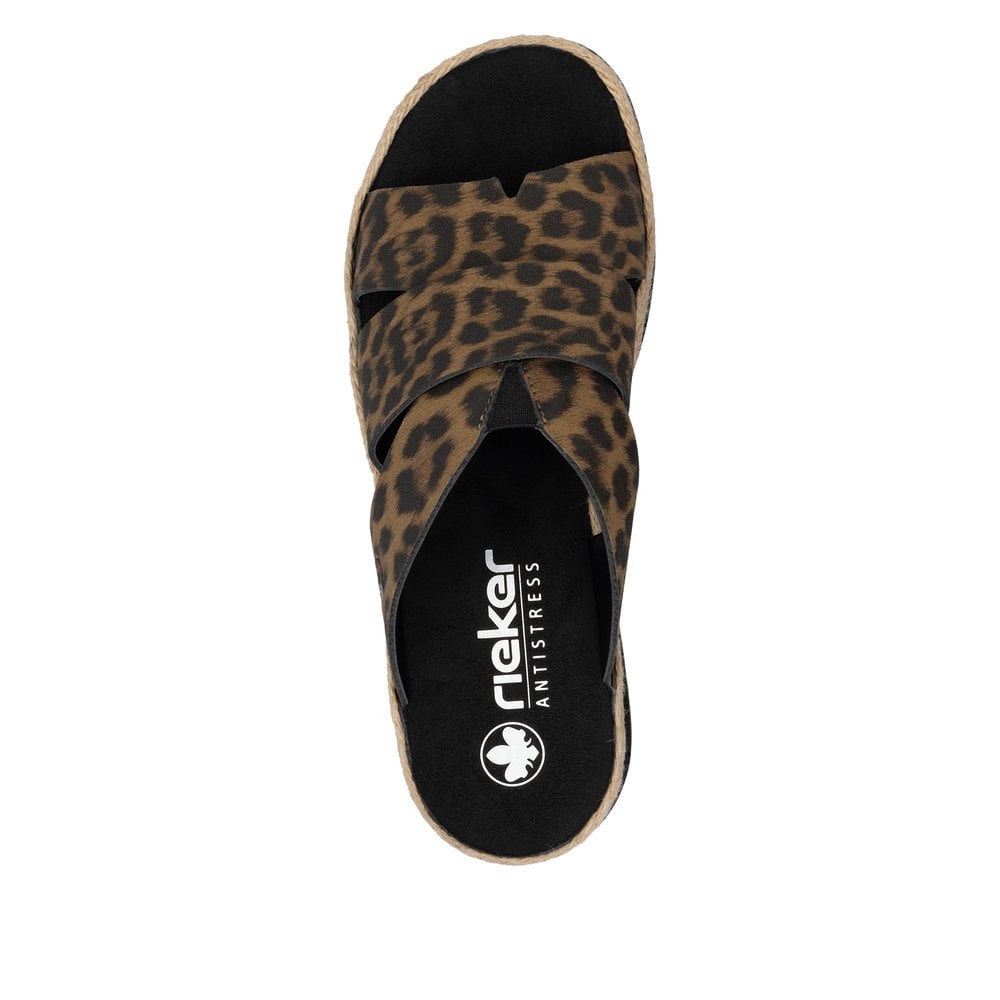 Rieker Animal Mule V7989-Footwear-White finn