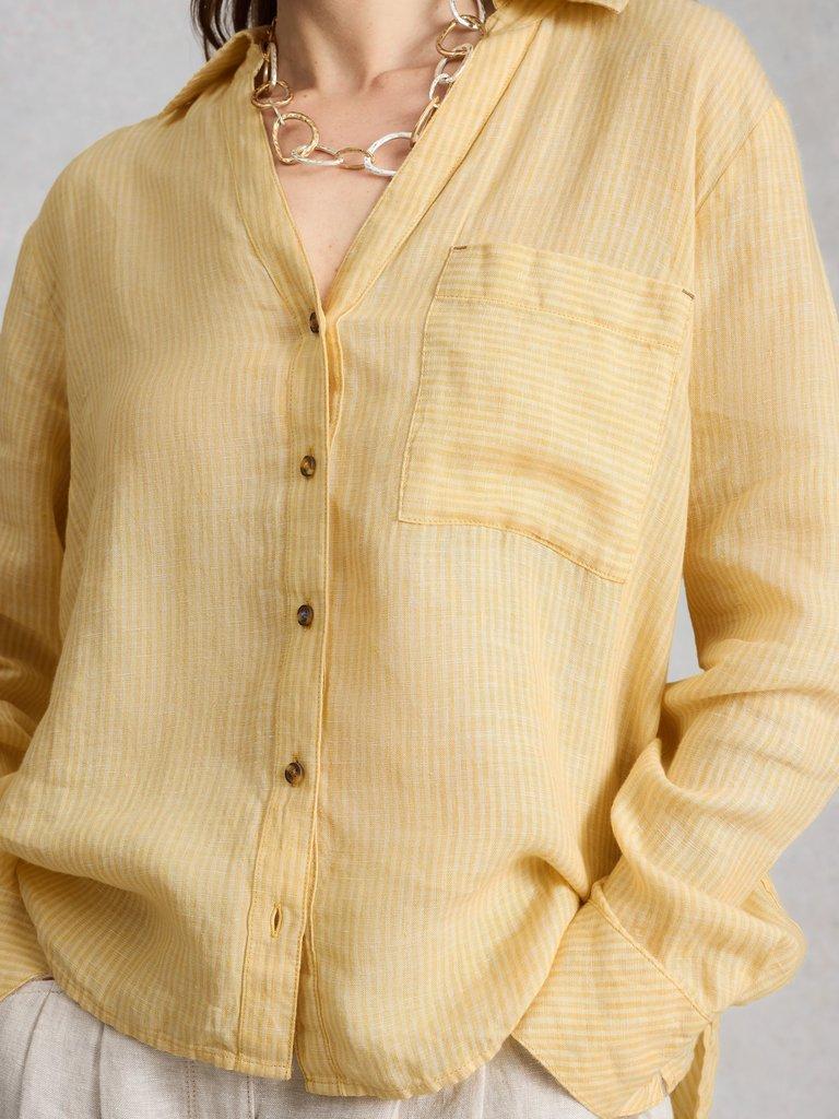 White Stuff Sadie Linen Boyfriend Shirt