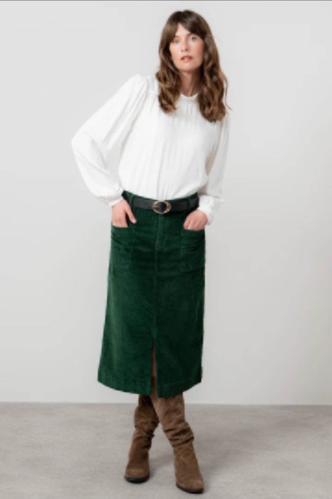 Lily and Me Rosewood Top Plain-Lily and Me-White finn