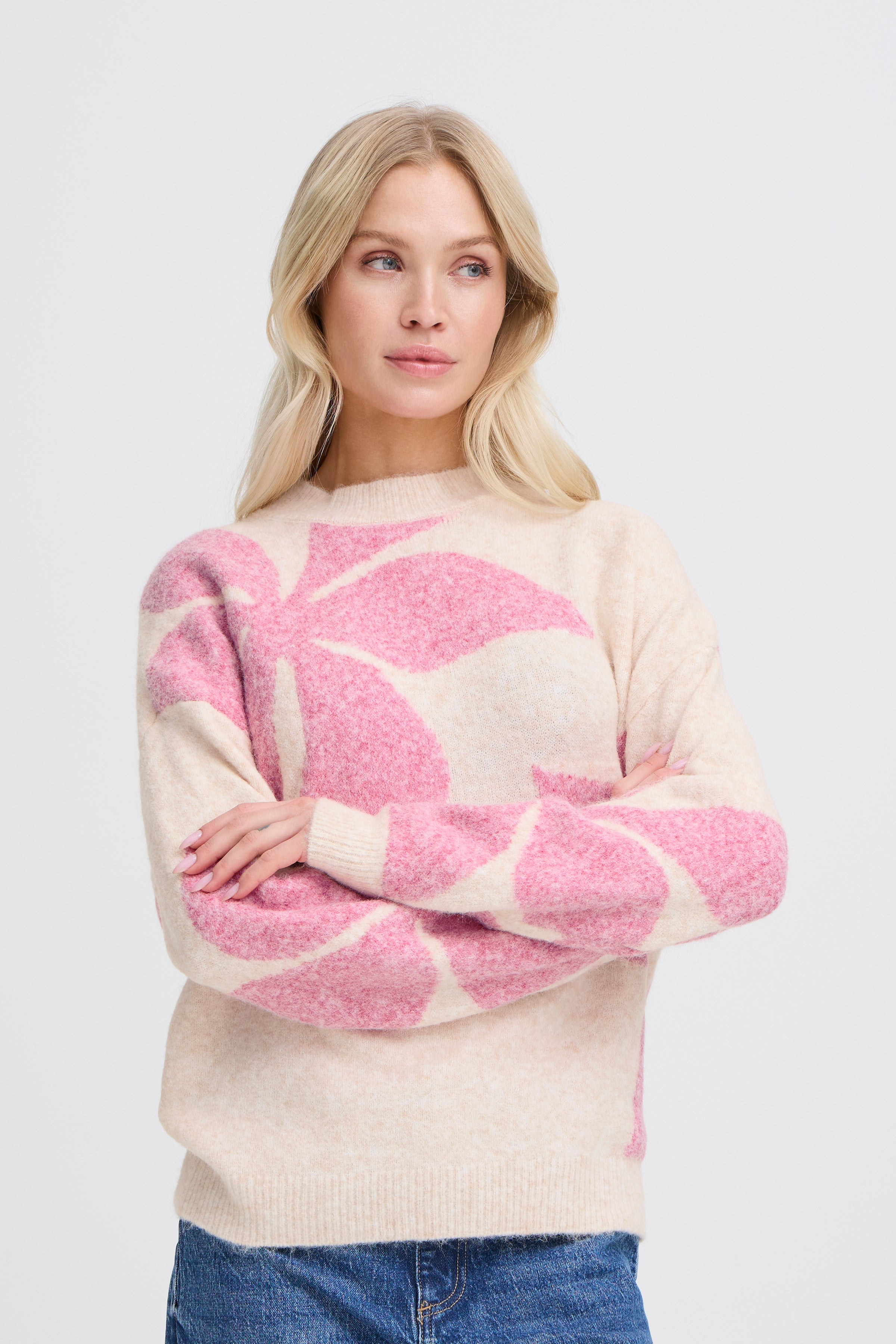 B young Byomea Flower Jumper 3-b.young-White finn