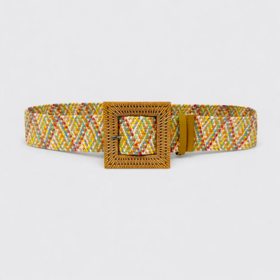Millie Mae Alexis Belt - Multi Colour Alexis Belt - Multi Colour-Forever England-White finn