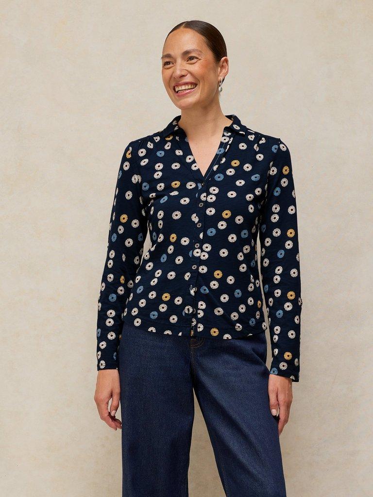 White Stuff Annie Jersey Shirt