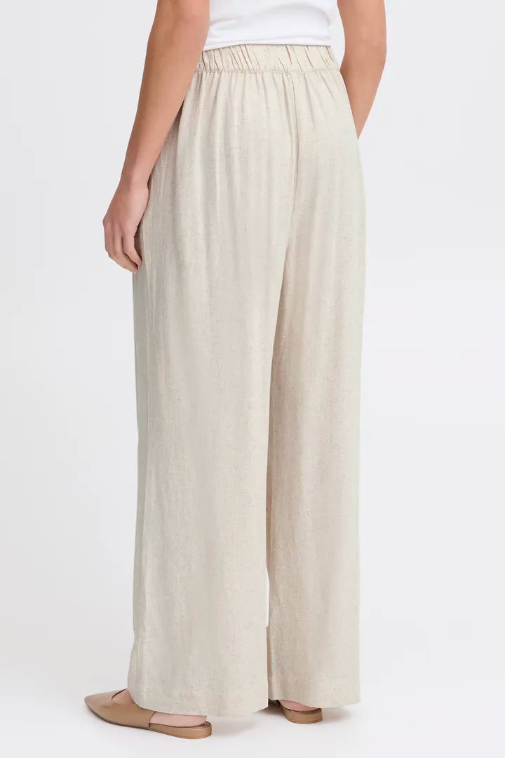 Fransa Fratel Trousers-Trouser-White finn