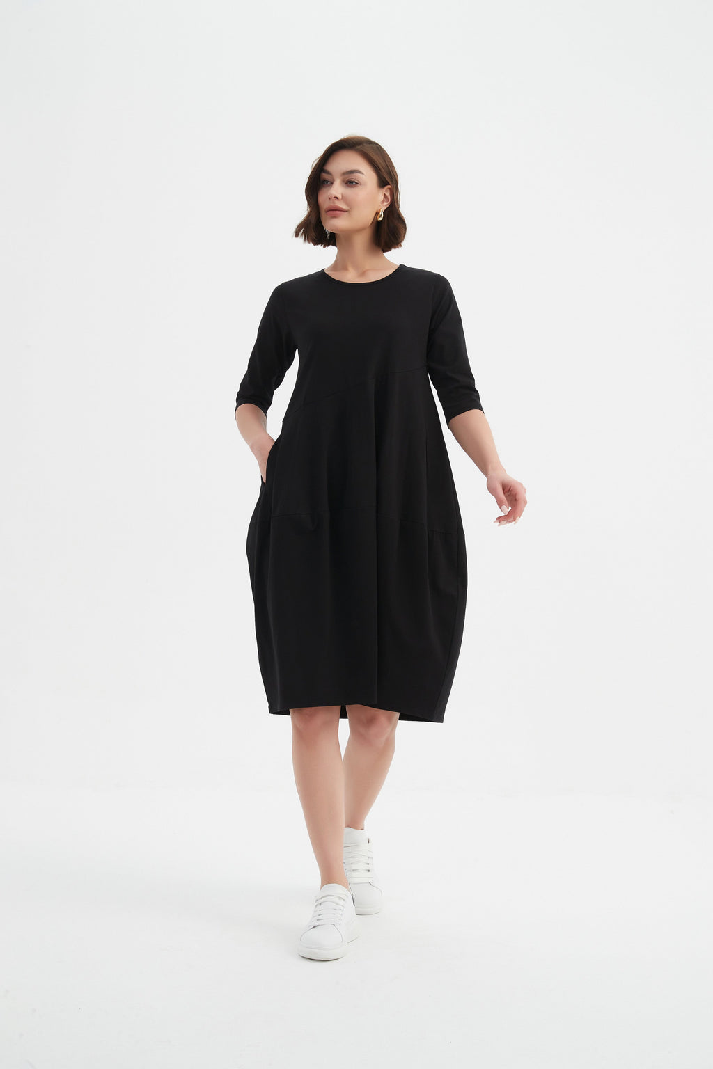 Tirelli Diagonal Seam Dress