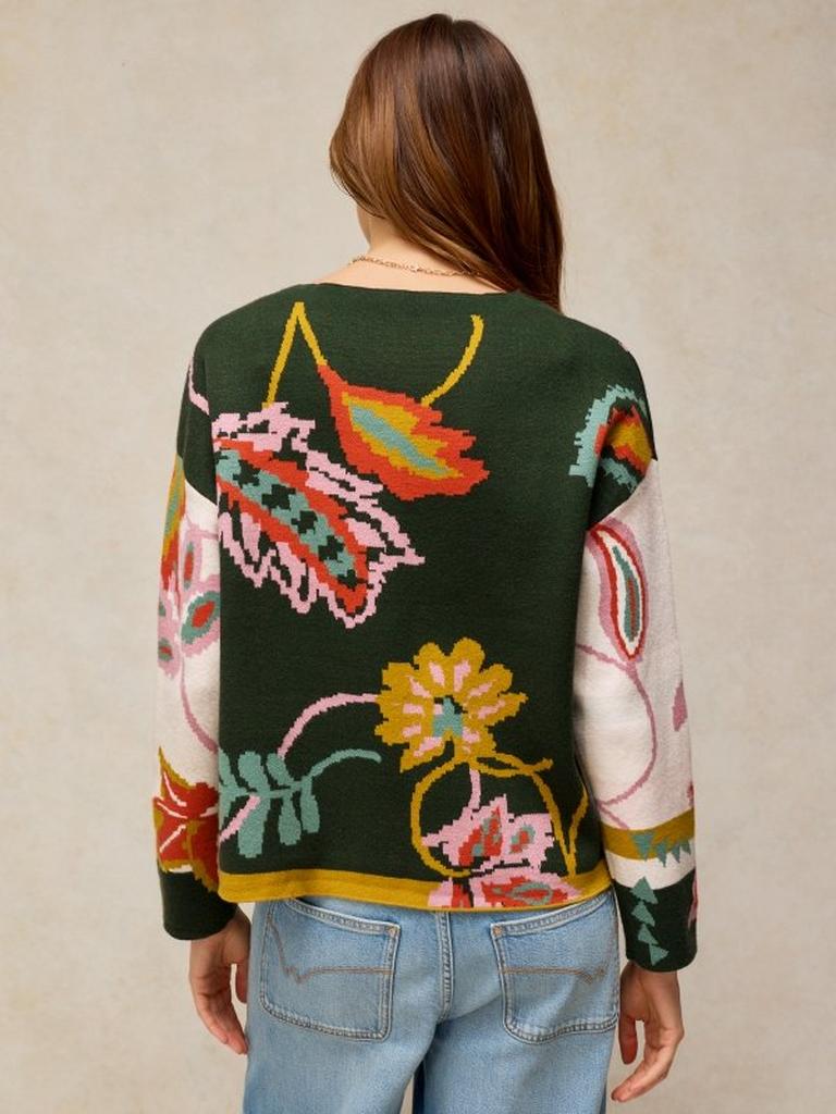 White Stuff fabia floral jumper