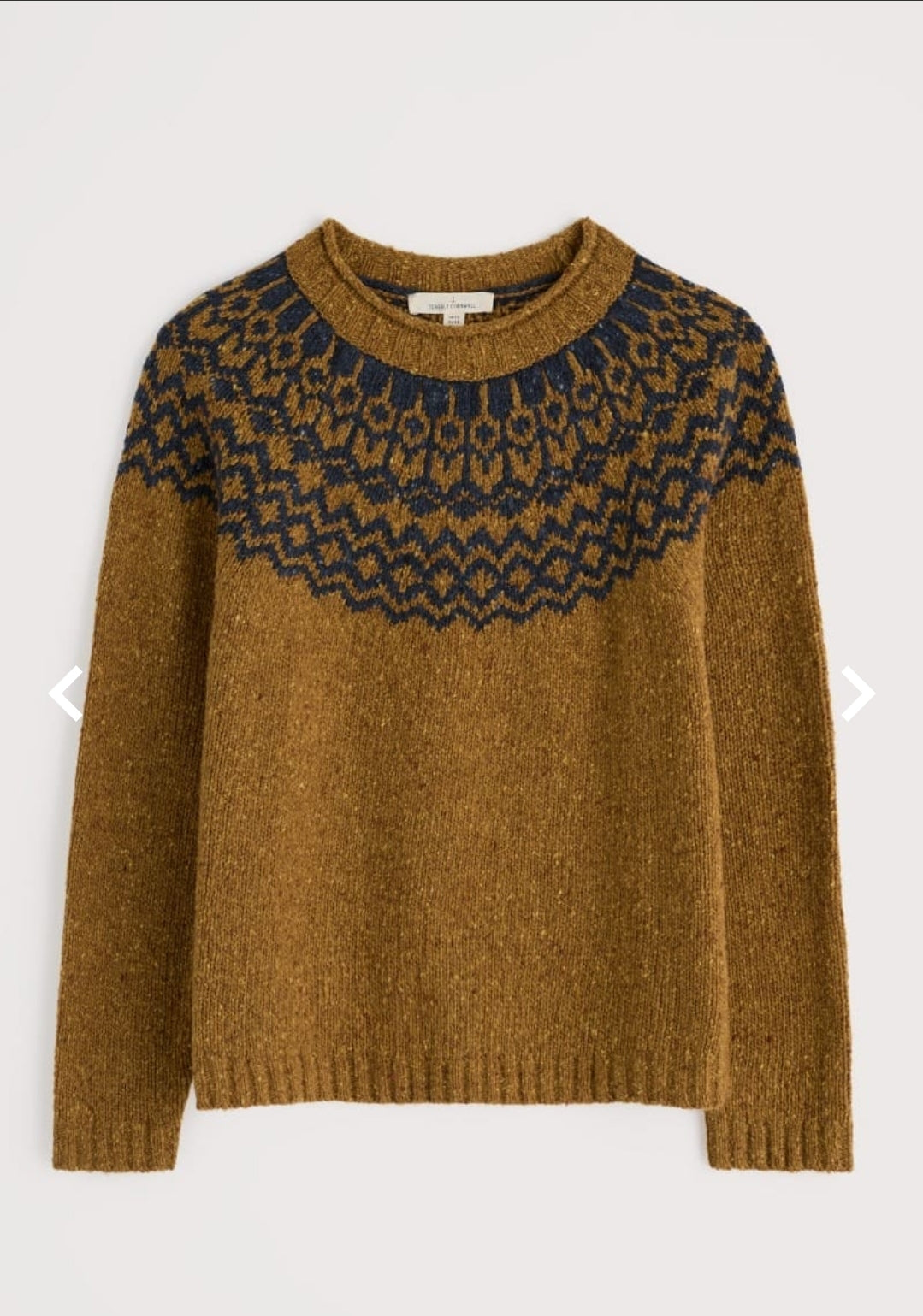 Seasalt Port Kinnis Fair Isle Jumper With Merino