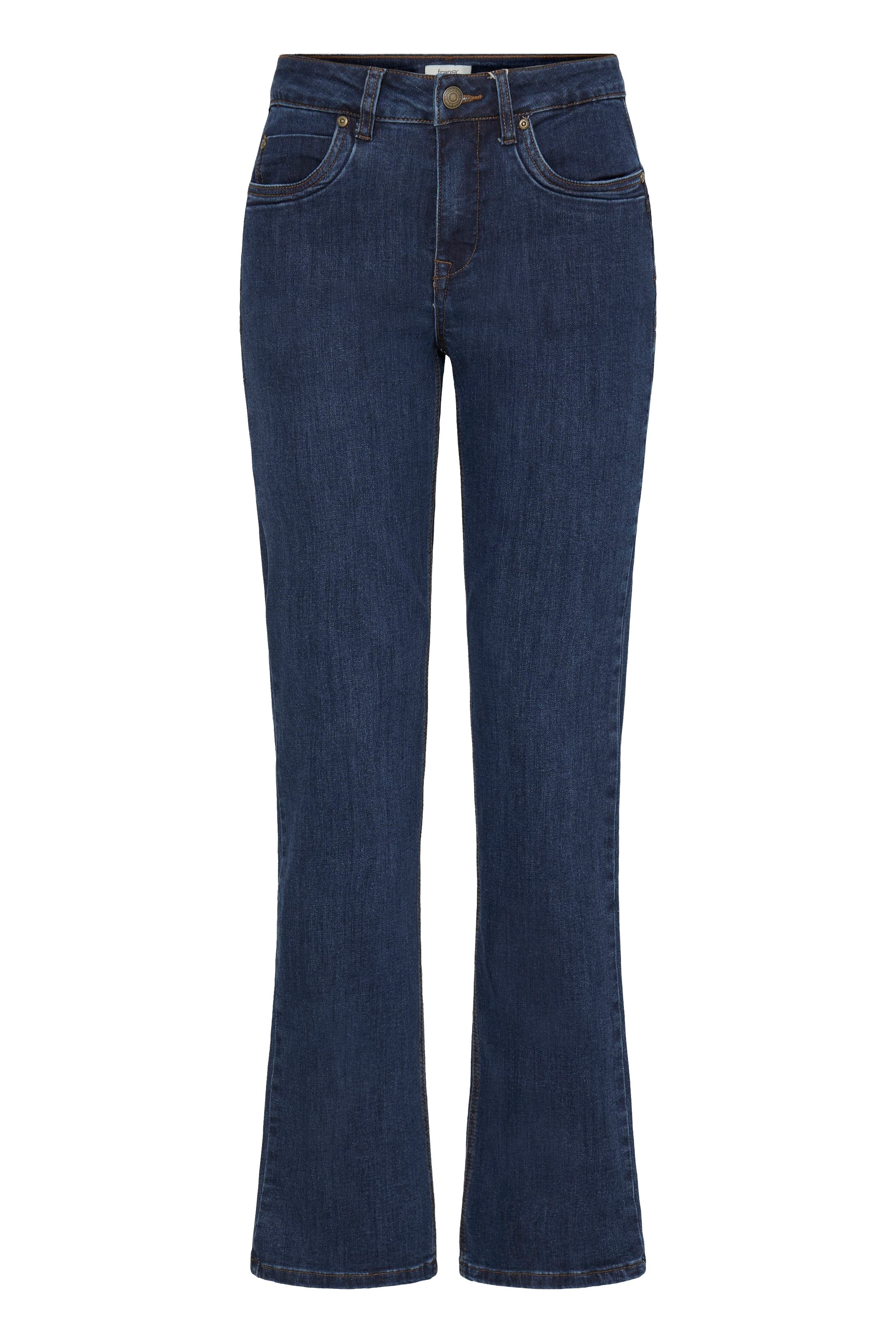 Fransa Frlissi Jean Indigo Blue Denim-Jeans-White finn