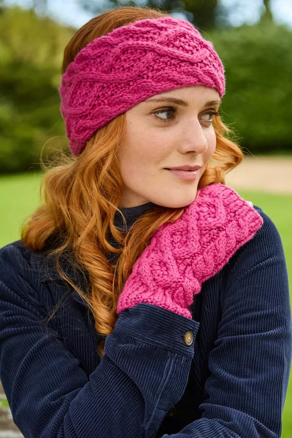 Pachamama Enniskerry Headband (Merino) Rose