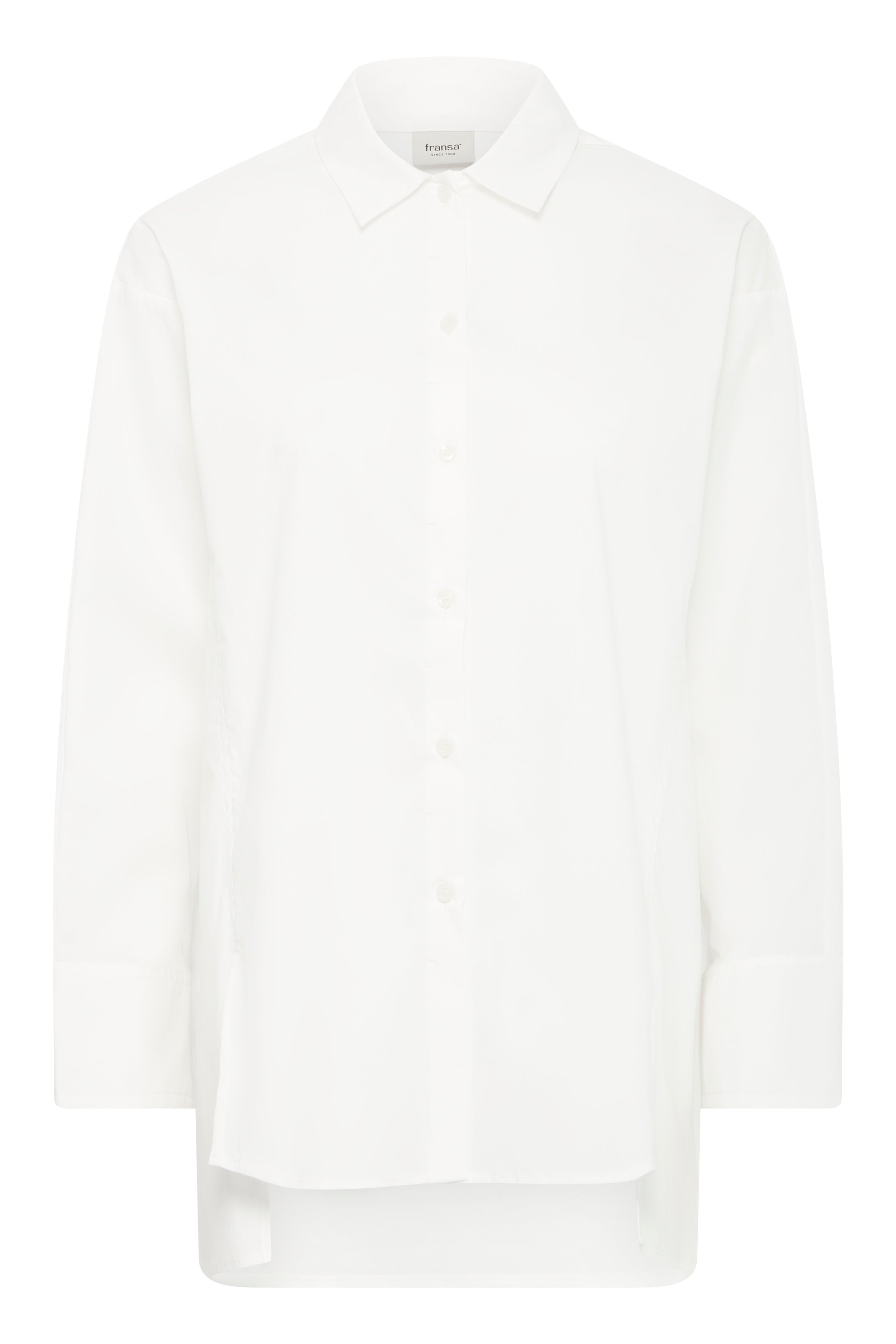Fransa Frvinia Shirt 1-Shirts & Tops-White finn