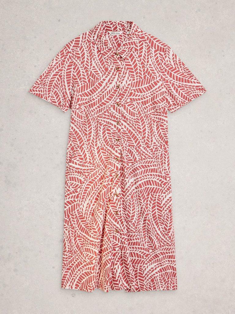 White Stuff Ria Print Jersey Shirt Dress