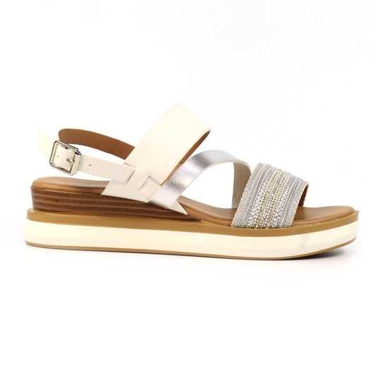 Lunar Kimberley White Sandal