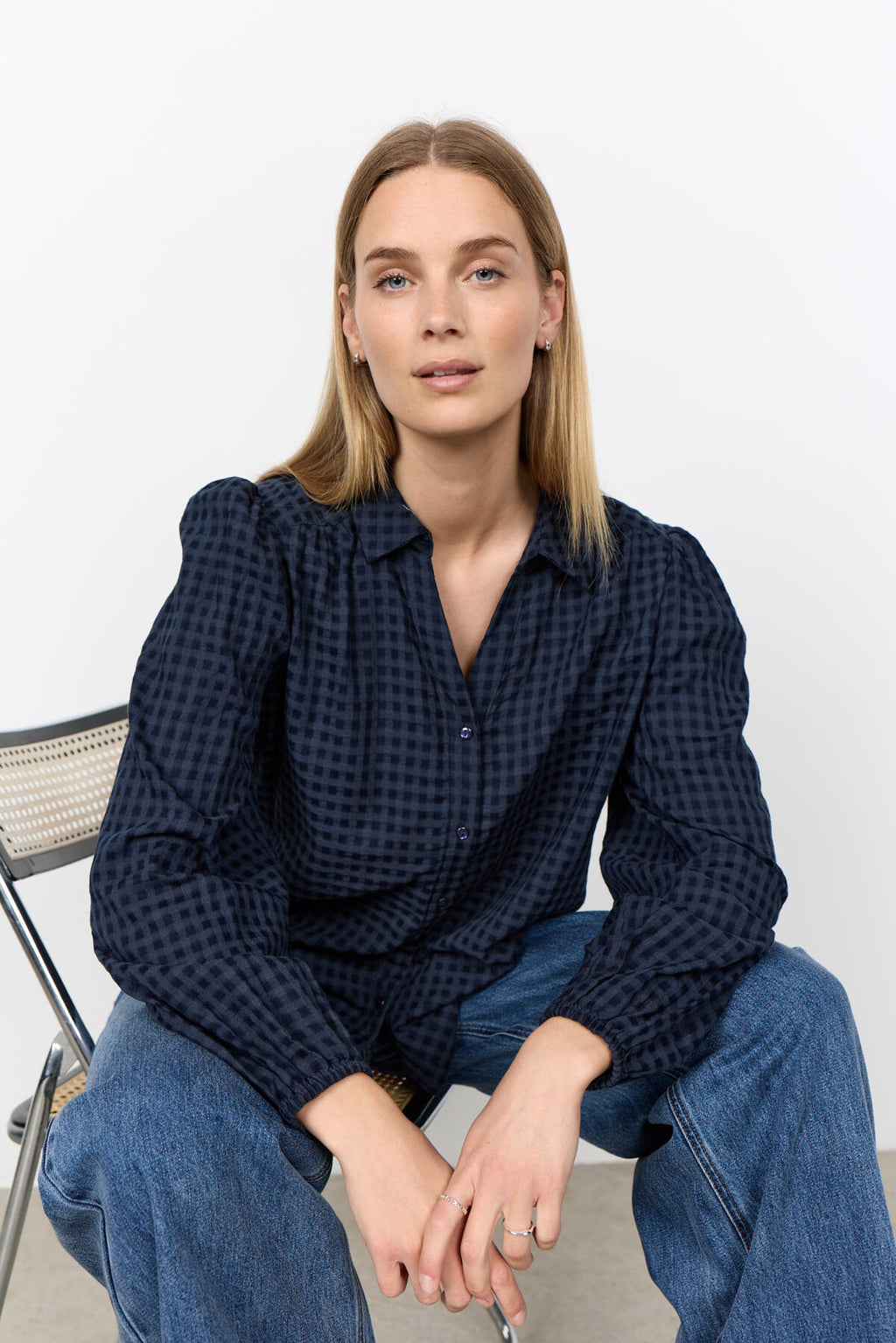 Soya Concept SC-HEINA YD 2 Shirt Navy