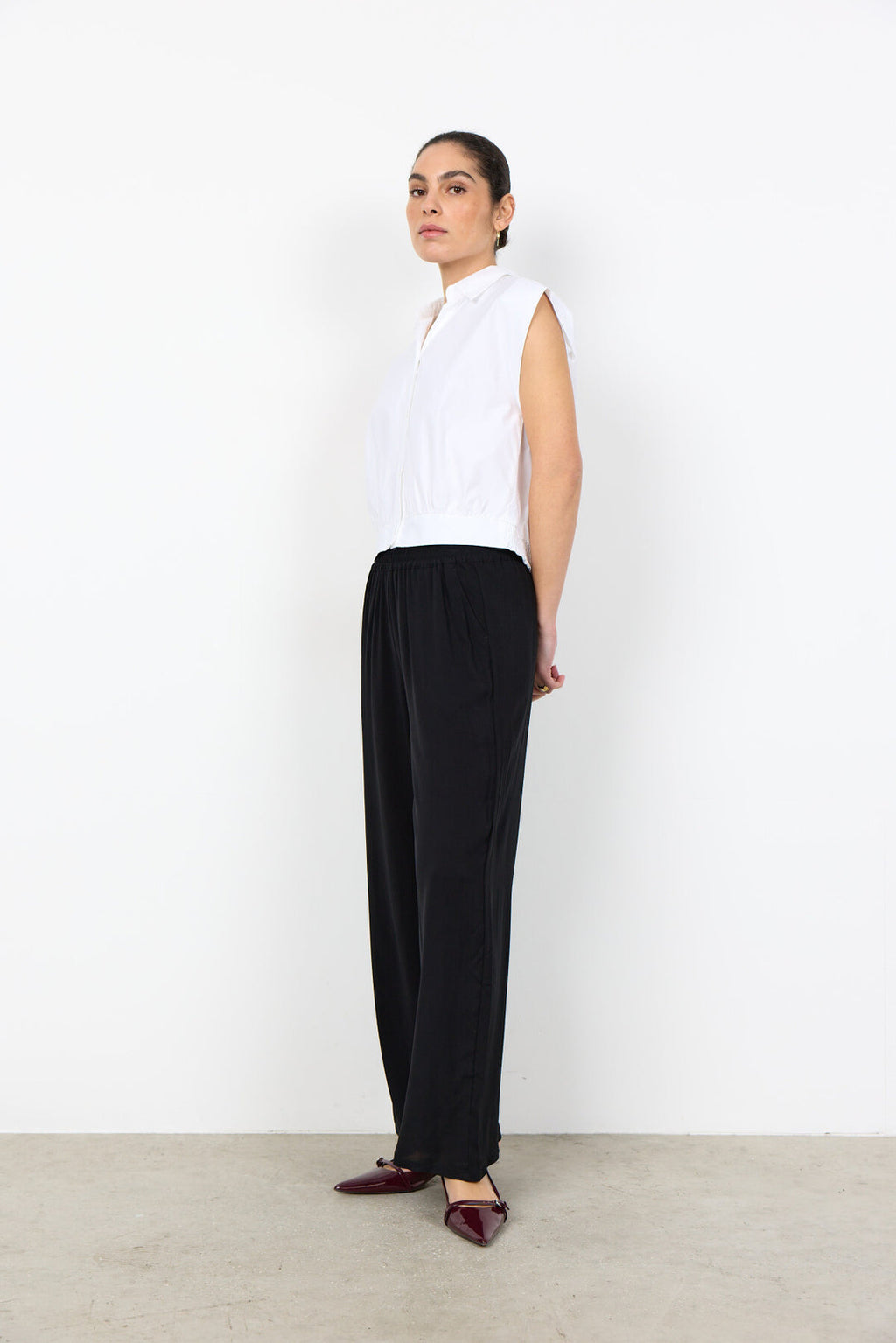 Soya Concept SC-NETTI 123 Shirt White-Shirts & Tops-XS-White-