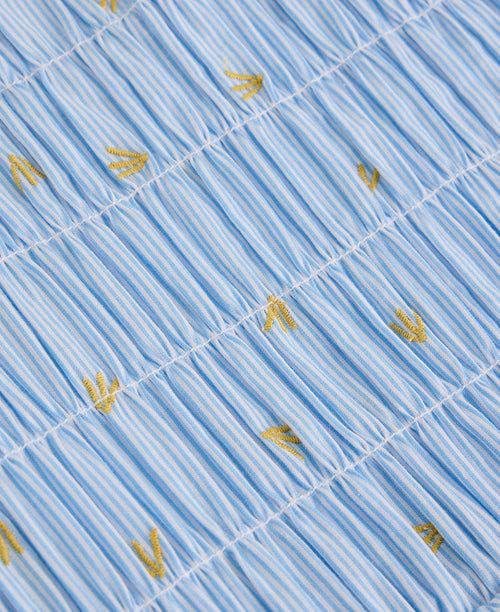 White Stuff Tammie Organic Cotton Shirt Blue Multi