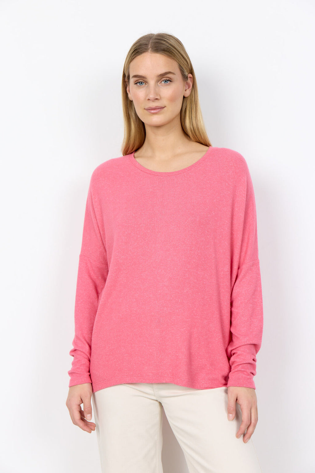 Soya Concept SC-BIARA 1 Blouse Pink-Soya Concept-White finn