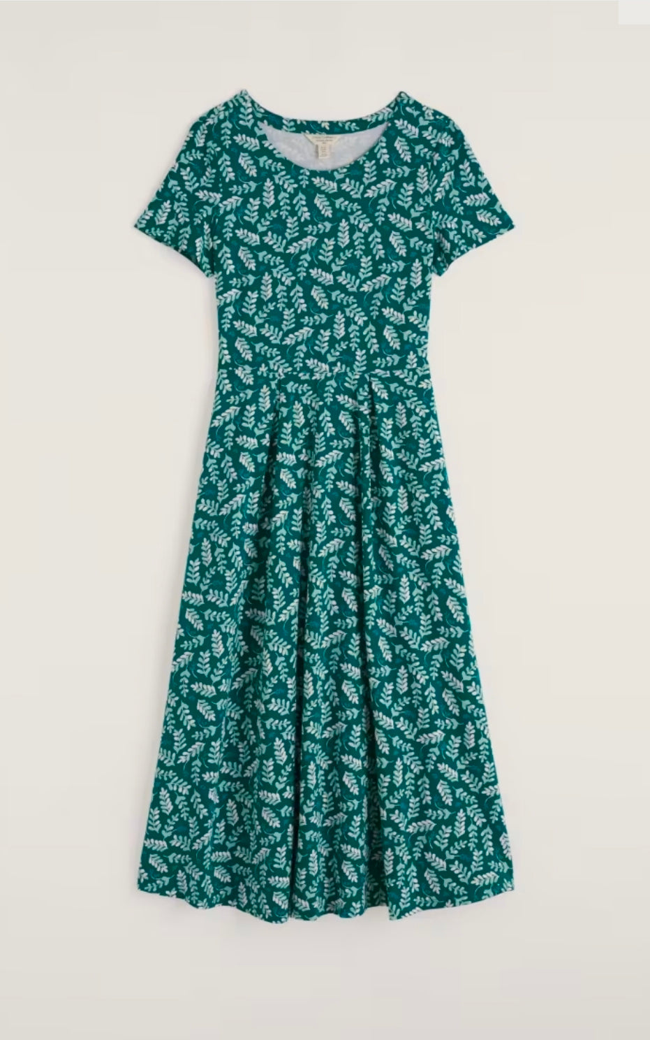 Seasalt Veronica Short Sleeve Midi Dress in GOTS-Certified Organic Cotton