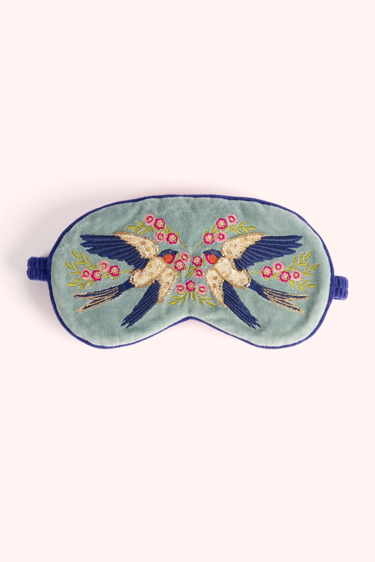 Powder Lavender Eye Masks - Swooping Swallows