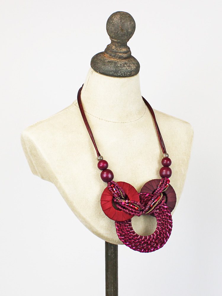 STATEMENT RING NECKLACE UJ6608