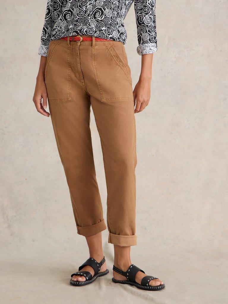 White Stuff Twister Chino-White finn