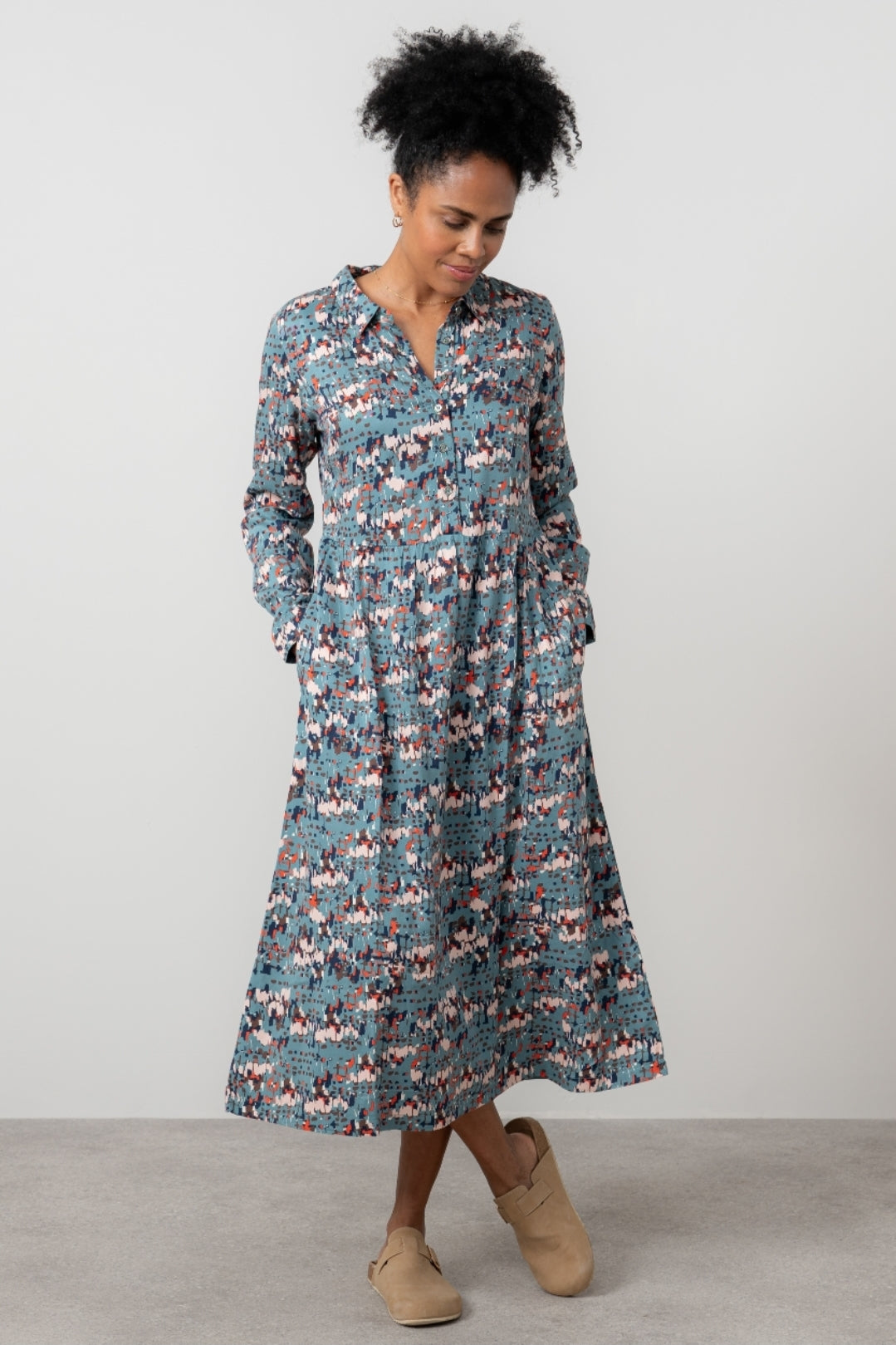 Lily and Me Seasons Dress Clover-Lily and Me-White finn