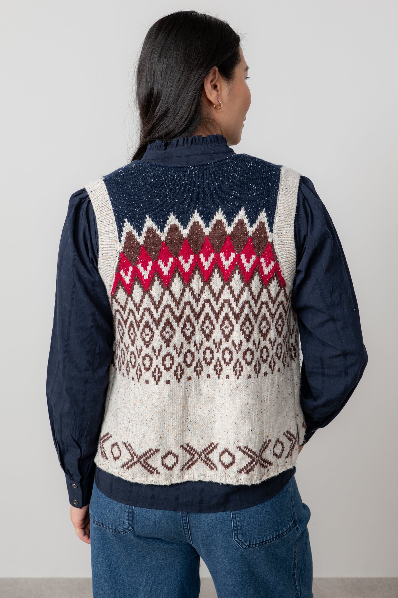 Lily and Me Suvi Waistcoat Tank Fleck Knit