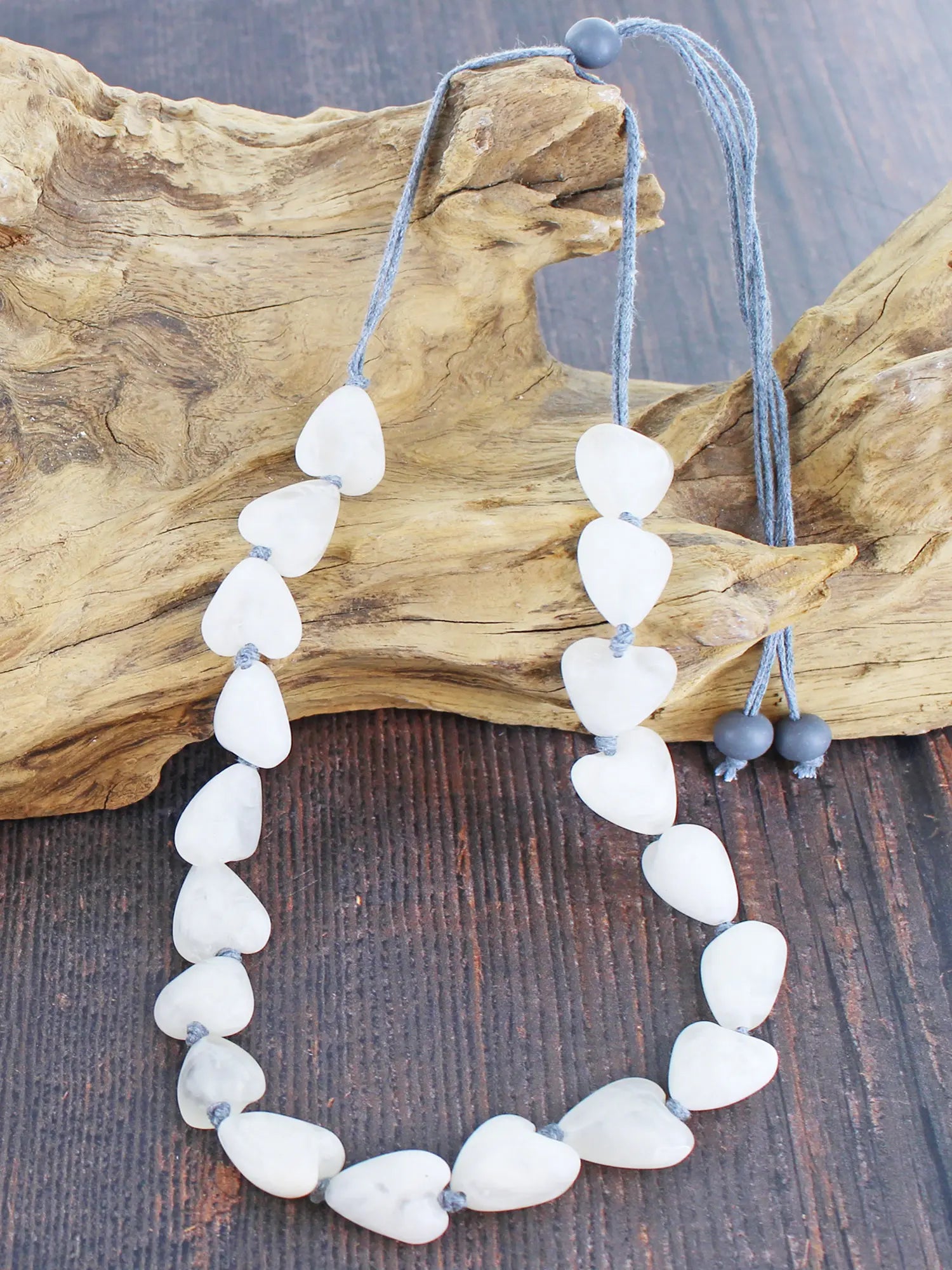 Susie Blue Necklace Bb6400-White finn