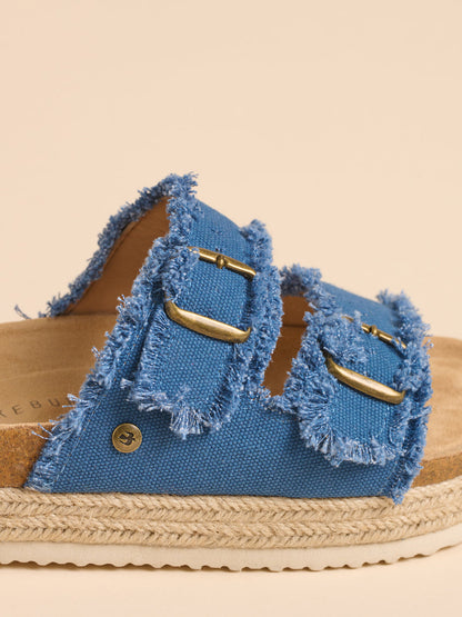 Brakeburn Denim Platform Sandal