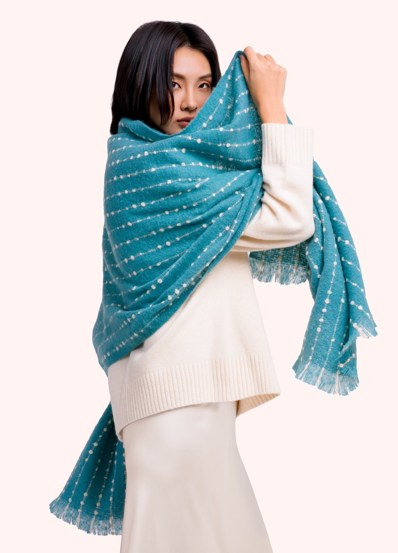 Powder Dakota Cosy Scarf, Teal