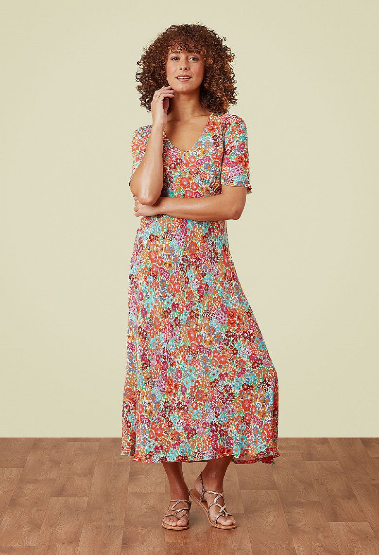 Adini Wildflower Louetta Dress - Multi-Dress-XS-