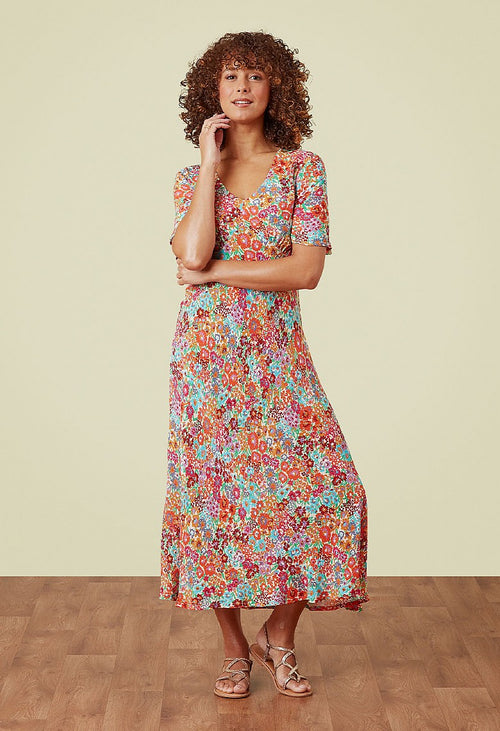 Adini Wildflower Louetta Dress - Multi-Dress-XS-