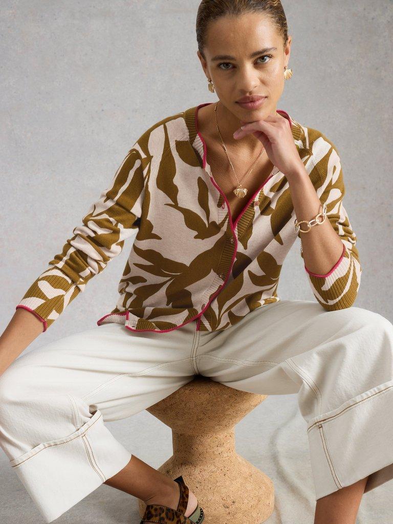 White Stuff LULU PRINT CARDIGAN
in GREEN PRINT