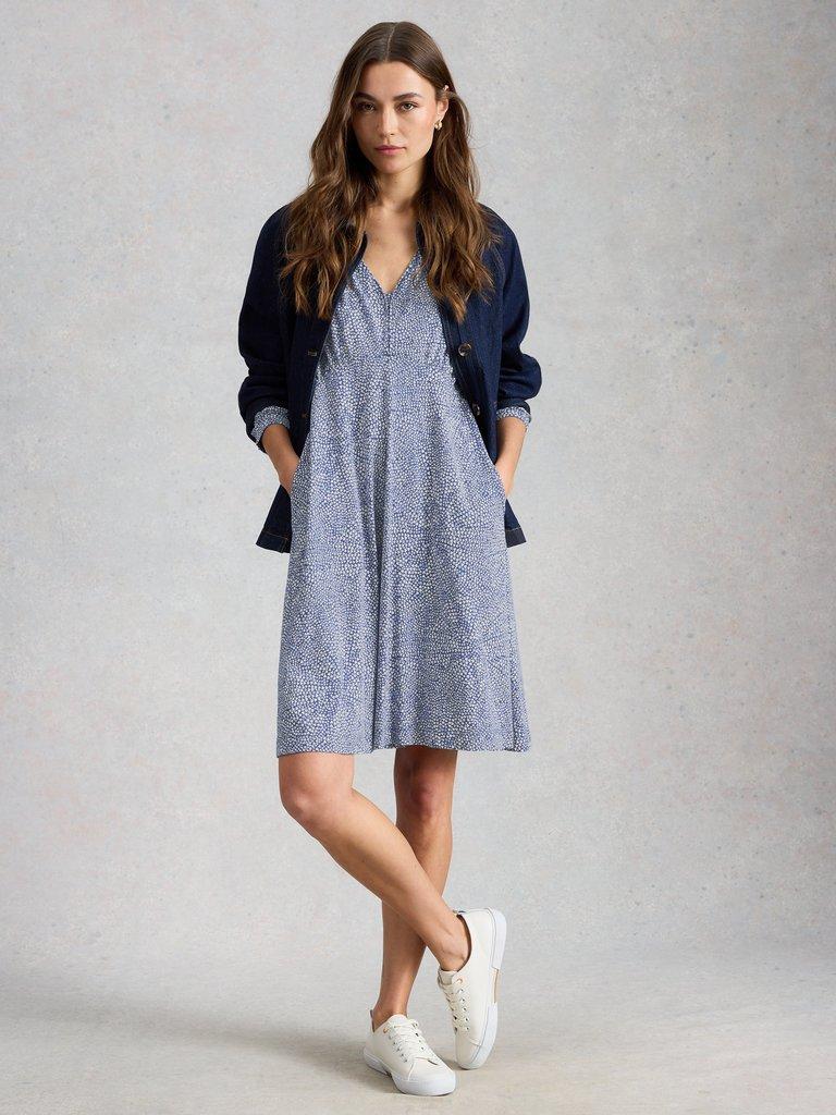White Stuff Meg Jersey Dress-White Stuff-White finn