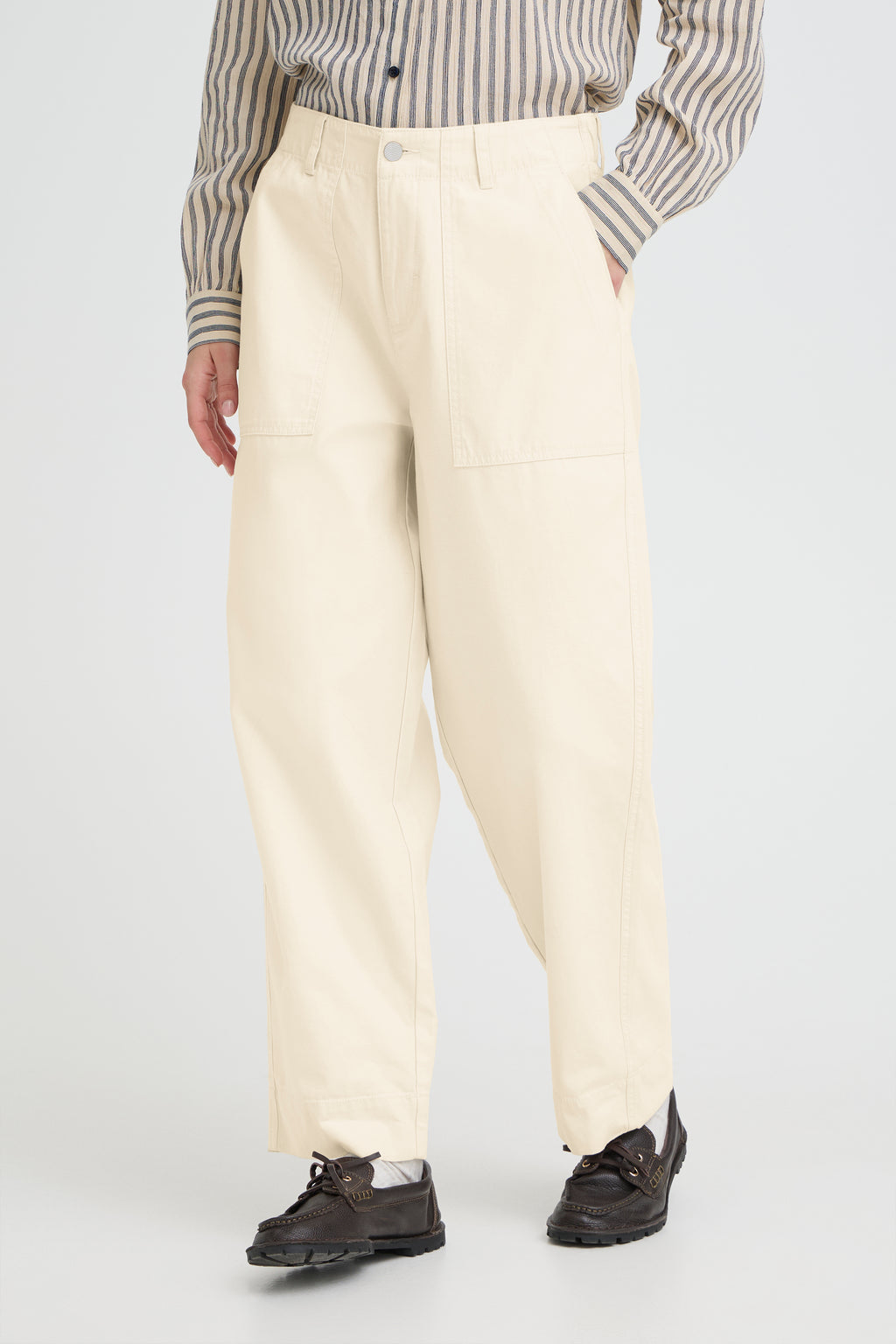 B young Byelma Pocket Trousers-b.young-White finn